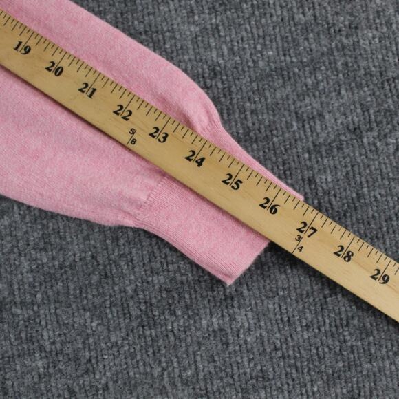 Peter Millar Sweater Mens Large Pink Quarter Zip Cotton Cashmere Pullover Golf - Picture 8 of 8